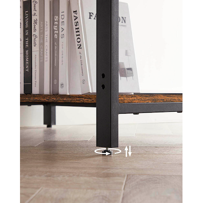 Artikelbild 9 für VASAGLE Schreibtisch braun rechteckig, 4-Fuß-Gestell schwarz 140,0 x 60,0 cm, Artikelnummer 289706