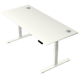 Artikelbild 1 für Kerkmann Move 2 Plus elektrisch höhenverstellbarer Schreibtisch weiß rechteckig, T-Fuß-Gestell weiß 180,0 x 80,0 cm, Artikelnummer 519548