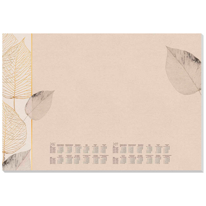 Artikelbild 17 für SIGEL Schreibtischunterlage Natural Leaves 2026/2027 creme Papier 59,5 x 41,0 cm, 30 Blatt, Artikelnummer 585634