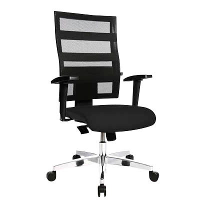 Artikelbild 2 für Topstar Bürostuhl X-Pander, 9590T200 Stoff schwarz, Gestell alu, Artikelnummer 986380