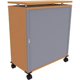 Artikelbild 1 für fm Sidney Bürowagen buche 2 Ebenen 93,4 x 46,3 x 103,8 cm, Artikelnummer 294573