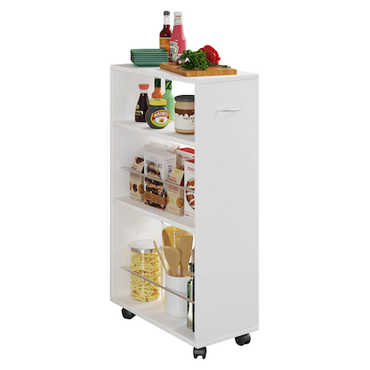 Artikelbild 23 für VCM my home Nischenwagen Tusal weiß 25,0 x 50,0 x 85,0 cm, Artikelnummer 911237