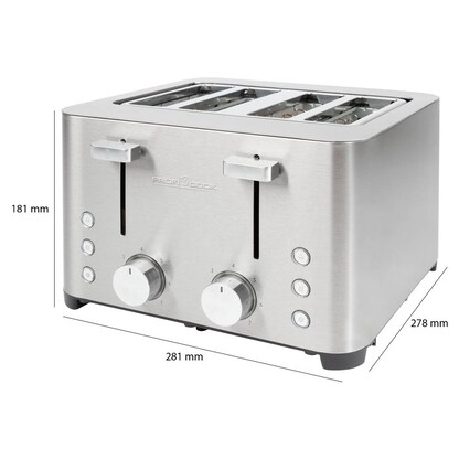 Artikelbild 2 für CLATRONIC PC-TA 1252 Toaster silber, Artikelnummer 931838