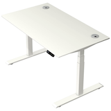 Artikelbild 1 für Kerkmann Move 2 Plus elektrisch höhenverstellbarer Schreibtisch weiß rechteckig, T-Fuß-Gestell weiß 140,0 x 80,0 cm, Artikelnummer 519551