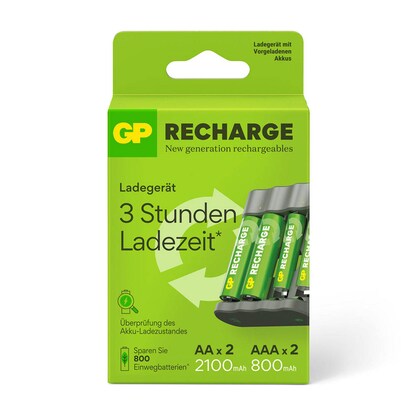 Artikelbild 3 für GP DE B441 USB-Akku-Ladegerät inkl. Akkus, Artikelnummer 723277