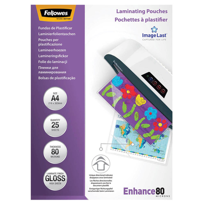 Artikelbild 12 für AKTION: Fellowes Saturn A3 Laminiergerät bis DIN A3 + GRATIS 100 Laminierfolien, DIN A4, 80 micron, glänzend, Artikelnummer 935650