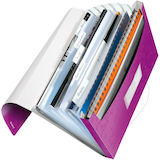 Artikelbild 1 für AKTION: LEITZ Fächermappe WOW 4589 6 Fächer violett mit Prämie nach Registrierung, Artikelnummer 401176