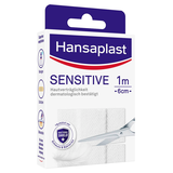 Artikelbild 1 für Hansaplast Pflaster SENSITIVE 4809193002 weiß 6,0 x 10,0 cm, 10 St., Artikelnummer 547483