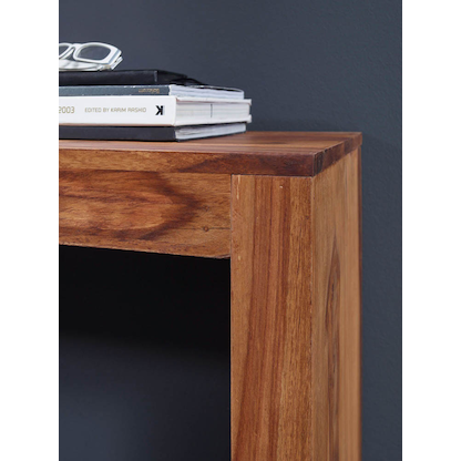 Artikelbild 3 für WOHNLING Schreibtisch braun rechteckig, Kufen-Gestell braun 115,0 x 40,0 cm, Artikelnummer 540272