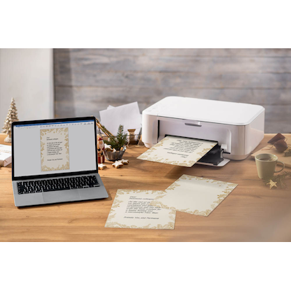 Artikelbild 4 für SIGEL Weihnachtsbriefpapier Golden Christmas Motiv DIN A4 90 g/qm 100 Blatt, Artikelnummer 912301