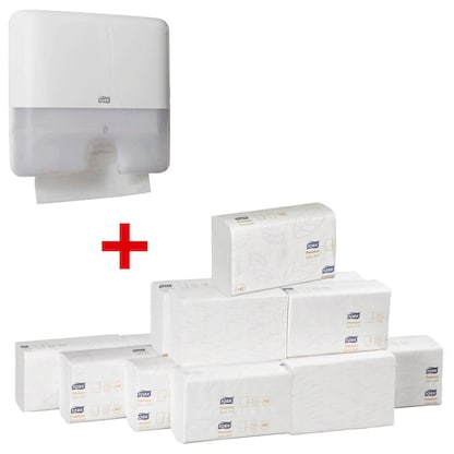 Artikelbild 24 für AKTION: TORK Papierhandtuchspender-Set Elevation Xpress® H2 Mini weiß Kunststoff, Artikelnummer 899852