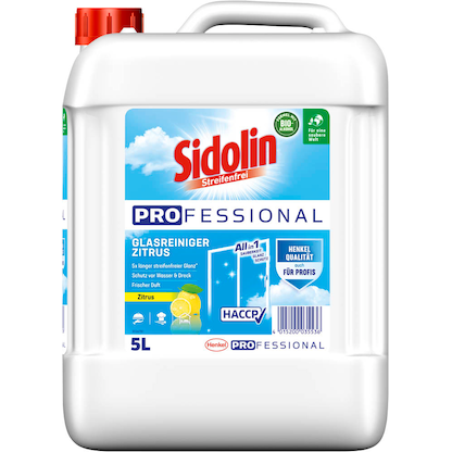 Artikelbild 19 für Sidolin PROFESSIONAL All in 1 Zitrus Glasreiniger 5,0 l, Artikelnummer 573499