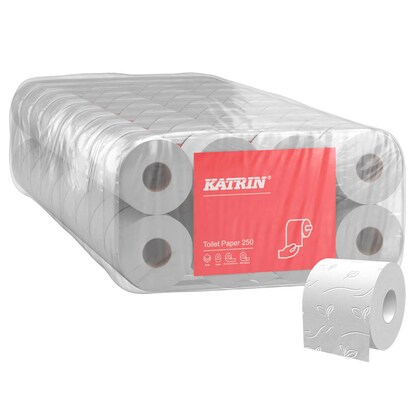 Artikelbild 22 für KATRIN Toilettenpapier 250 3-lagig Recyclingpapier, 72 Rollen, Artikelnummer 383152