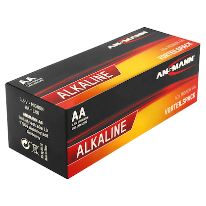Artikelbild 2 für 40 ANSMANN Batterien Red Alkaline Mignon AA 1,5 V, Artikelnummer 506509