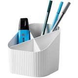 Artikelbild 1 für HAN Stiftehalter Re-X-LOOP weiß 100% Recyclingmaterial 4 Fächer 11,1 x 12,1 x 10,6 cm, Artikelnummer 440434