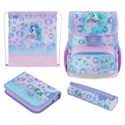 Artikelbild für herlitz Schulranzen-Set Loop Plus Mystic Mermaid Kunstfaser lila, Artikelnummer 271363