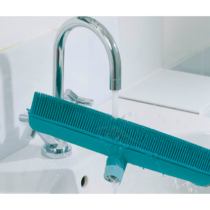 Artikelbild 2 für LEIFHEIT Gummibesen Suprabesen türkis Kunststoff 35,0 cm breit, Artikelnummer 951588