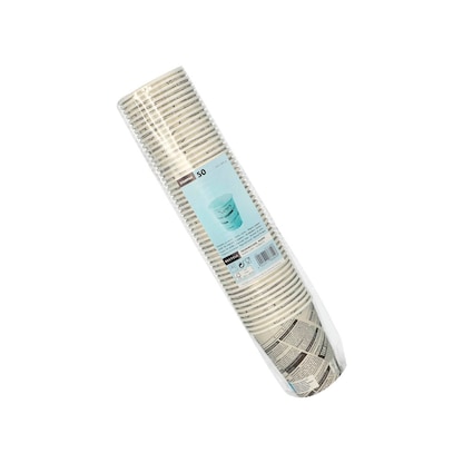 Artikelbild 2 für 50 STARPAK Einweg-Kaffeebecher Newsprint 0,2 l, Artikelnummer 642477