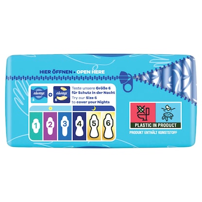 Artikelbild 3 für always Binden Ultra Day Long Plus mit Flügeln für Frauen, 18 St., Artikelnummer 585424