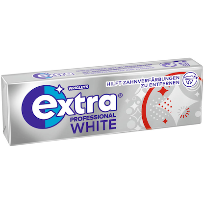 Artikelbild 2 für extra® PROFESSIONAL WHITE Kaugummis 30 Pack à 10 Stück, Artikelnummer 473039