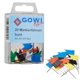Artikelbild 1 für 20 Gowi Markierungsfahnen farbsortiert, Artikelnummer 431573