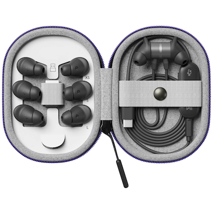 Artikelbild 10 für Logitech Zone Wired Earbuds USB-Headset schwarz, grau, Artikelnummer 561823