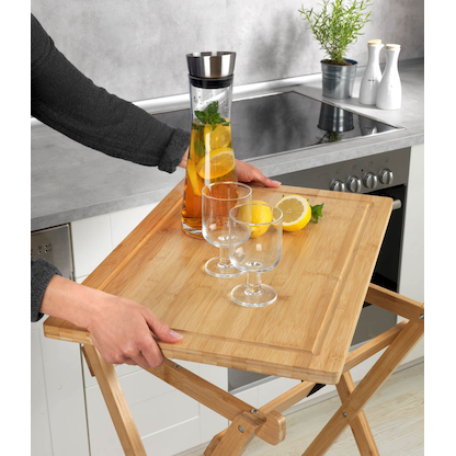 Artikelbild 3 für WENKO Lugo Beistelltisch Bambus braun 60,0 x 52,0 x 79,0 cm, Artikelnummer 810913