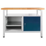 Artikelbild 1 für ADB Werkbank lichtgrau, anthrazitgrau 120,0 x 60,0 x 84,0 cm, Artikelnummer 204919