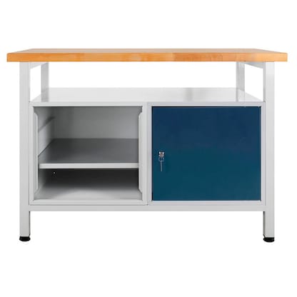 Artikelbild für ADB Werkbank lichtgrau, anthrazitgrau 120,0 x 60,0 x 84,0 cm, Artikelnummer 204919