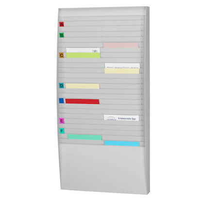 Artikelbild 2 für PAPERFLOW Sortiertafel grau DIN A4 50 Fächer, Artikelnummer 290465