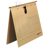 Artikelbild 1 für 25 FALKEN Hängehefter UNIREG Karton natronbraun 1 x kaufmännische Heftung, Artikelnummer 633255