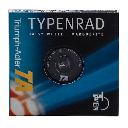 Artikelbild 3 für TA 01E-47 Typenrad, Artikelnummer 862540