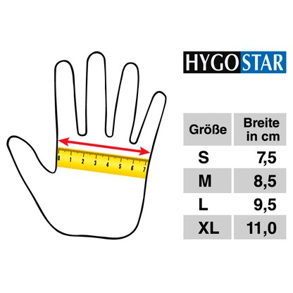 Artikelbild 4 für HYGOSTAR unisex Einmalhandschuhe GRIP weiß Größe M, 100 St., Artikelnummer 597872