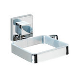 Artikelbild 1 für WENKO Haartrocknerhalter Quadro silber, Artikelnummer 805331