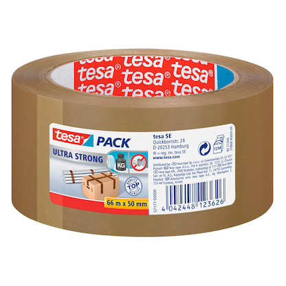 Artikelbild 2 für tesa Packband tesapack® 4124 ultra strong chamois 50,0 mm x 66,0 m 1 Rolle, Artikelnummer 327742