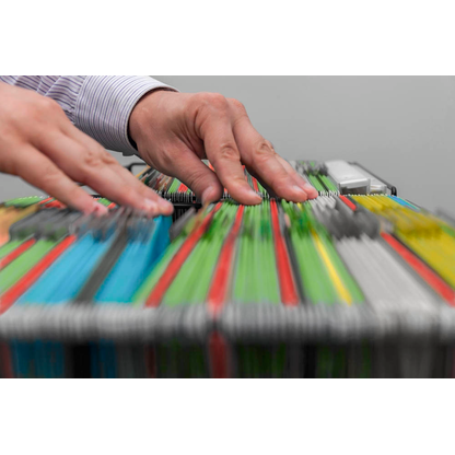 Artikelbild 2 für 25 FALKEN Hängehefter UNIREG Karton blau 1 x kaufmännische Heftung, Artikelnummer 633495