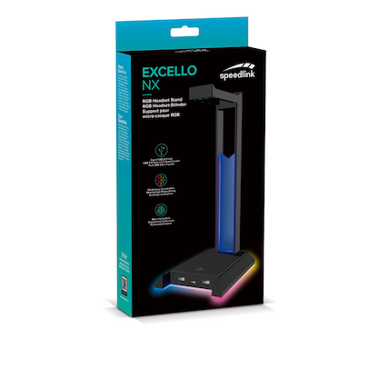Artikelbild 2 für speedlink Kopfhörer-Ständer EXCELLO NX RGB schwarz, Artikelnummer 608727