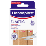 Artikelbild 1 für Hansaplast Pflaster ELASTIC 4809170009 beige 6,0 x 10,0 cm, 10 St., Artikelnummer 547602