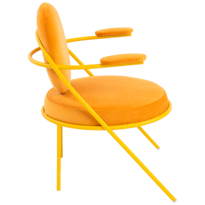 Artikelbild 2 für meet powered by PAPERFLOW Sessel SATURNE safran Stoff, 1 St., Artikelnummer 231569