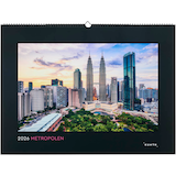 Artikelbild 1 für KUNTH Monats-Wandkalender Metropolen 2026, Artikelnummer 575876