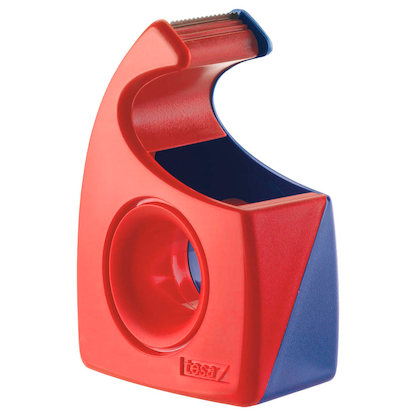 Artikelbild für tesa Klebefilmabroller Easy Cut® rot/blau, Artikelnummer 130443