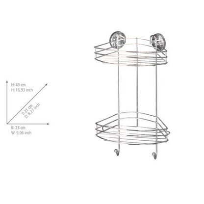 Artikelbild 5 für WENKO Duschregal Edelstahl, rostfrei, Artikelnummer 529636