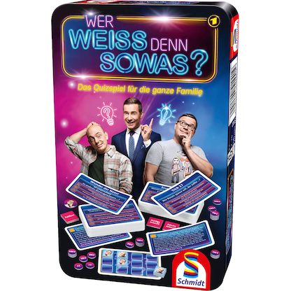 Artikelbild 2 für Schmidt MBS Wer weiss denn sowas? in Metalldose Geschicklichkeitsspiel, Artikelnummer 936265