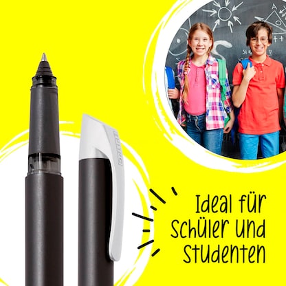 Artikelbild 3 für ONLINE® Campus Soft Tintenroller schwarz 0,7 mm, Schreibfarbe: blau, 1 St., Artikelnummer 238236