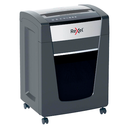 Artikelbild 15 für AKTION: Rexel Momentum P420+ Aktenvernichter mit Partikelschnitt P-4, 4 x 35 mm, bis 20 Blatt, grau mit 25 Euro CashBack, Artikelnummer 255689