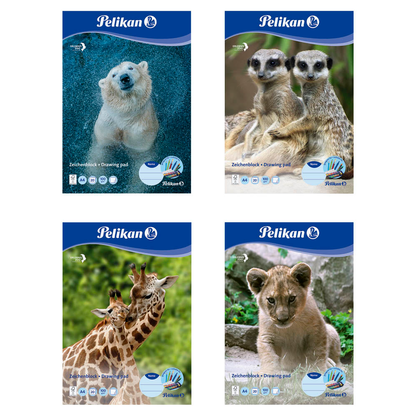 Artikelbild 2 für Pelikan Zeichenblock Zoo DIN A4, Artikelnummer 612931