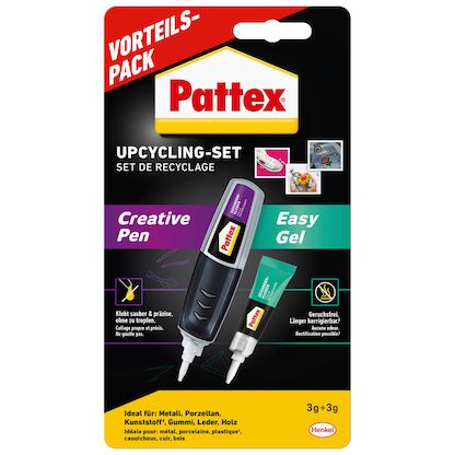 Artikelbild 24 für Pattex UPCYCLING-SET Sekundenkleber 2x 3,0 g, Artikelnummer 464517