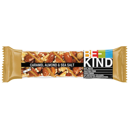 Artikelbild 2 für BE-KIND Caramel Almond & Sea Salt Nussriegel 12 Riegel, Artikelnummer 430573