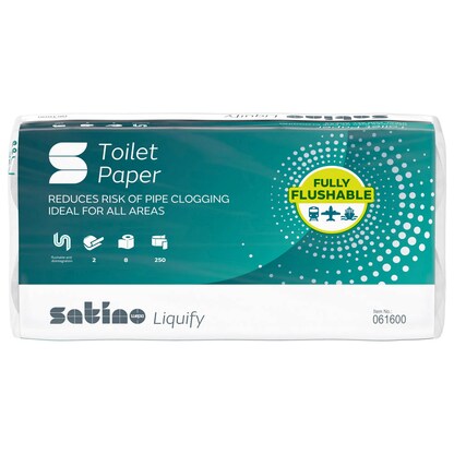 Artikelbild 3 für wepa Toilettenpapier liquify 2-lagig Recyclingpapier, 8 Rollen, Artikelnummer 173957