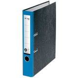 Artikelbild 1 für VON LEITZ Ordner blau mamoriert Karton 5,0 cm DIN A4, Artikelnummer 635597